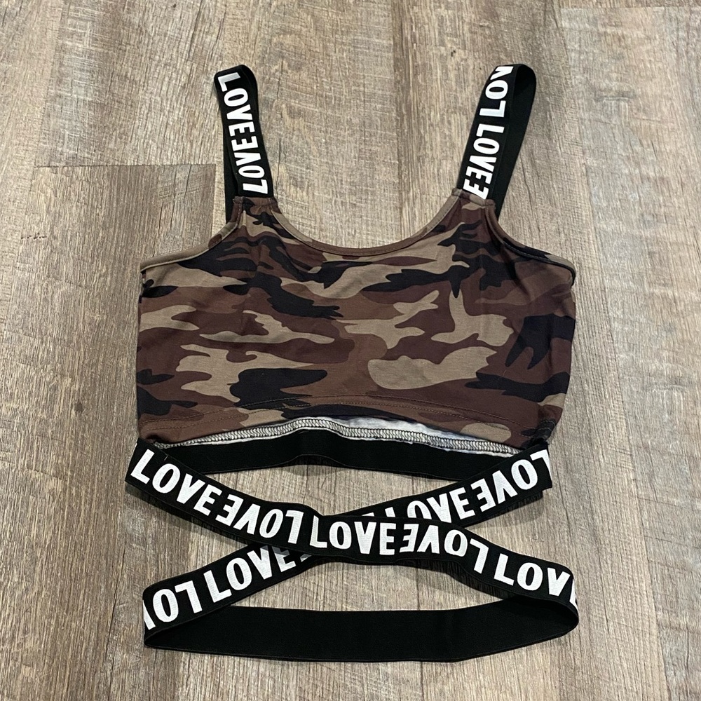 Camouflage Crop Top
